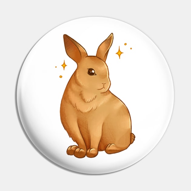 Cute Rabbit Pin by Leonie Jonk