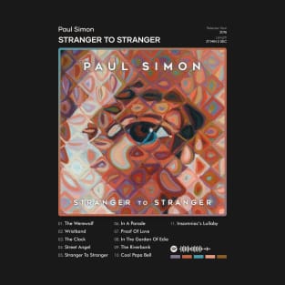 Paul Simon - Stranger To Stranger Tracklist Album T-Shirt