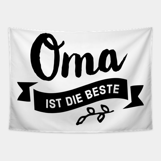 Geschenk Oma ist die beste Tapestry by BetterManufaktur