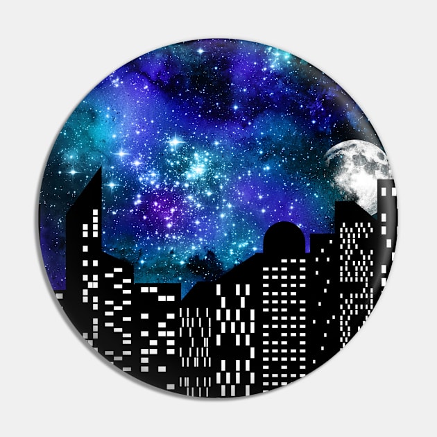 Cityscape Art Pin by Tribun Dash