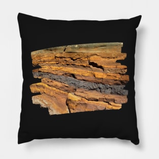 Colourful Karijini Rock Layers Pillow