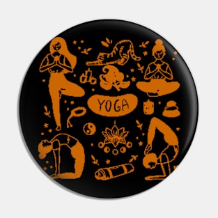 pose yoga Pin