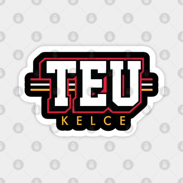 Tight End University - TEU - Travis Kelce - Kansas City Chiefs Magnet by nicklower