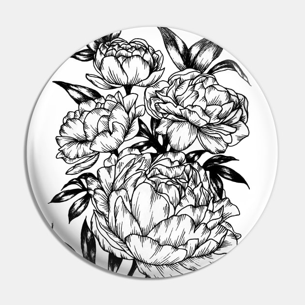 Peonies Pin by Akbaly