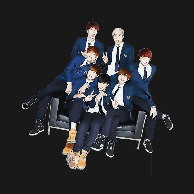 Bangtan Boys Cute by inspectiongrilled