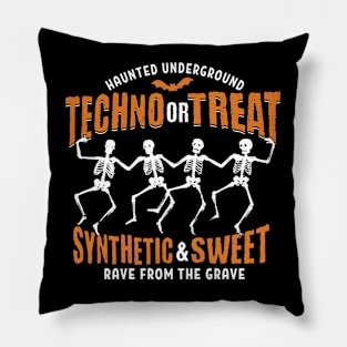 TECHNO - Or Treat Halloween Sweet (White) Pillow