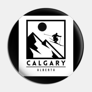 Calgary ski - Alberta Canada Pin