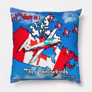 Snow Bird Tribute Pillow