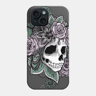 Rose Bone Henna Phone Case