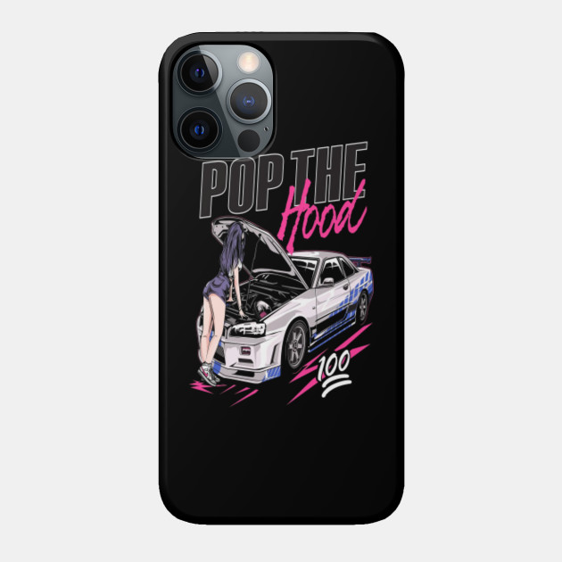 Pop the hood - Initial D - Phone Case