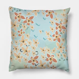 Floral Pattern Pillow