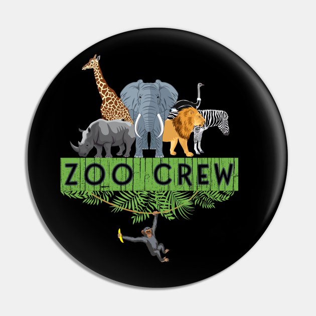 First Zoo Trip Future Zookeeper Zoo Crew Zookeeper Pin TeePublic