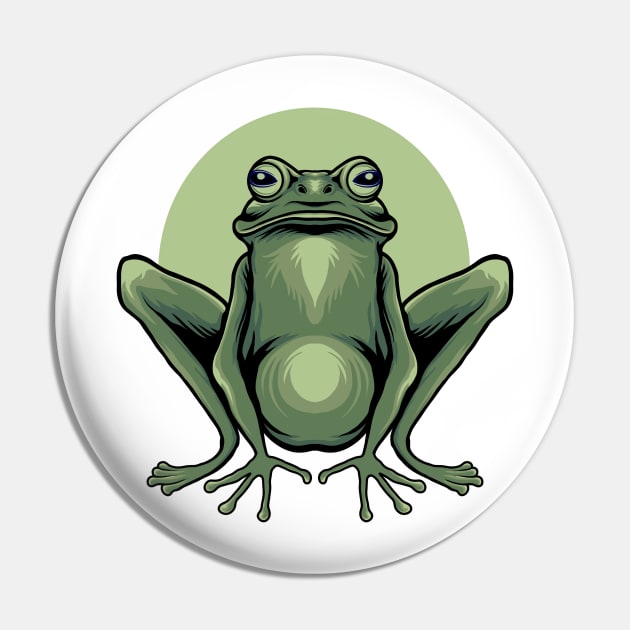 Cute Frog Pin by Tuye Project