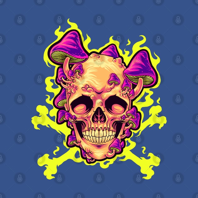 Smoking Skull Cool by machmigo