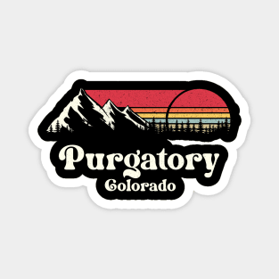 Purgatory Colorado Mountains Magnet
