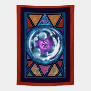 Carbon Atom Tapestry