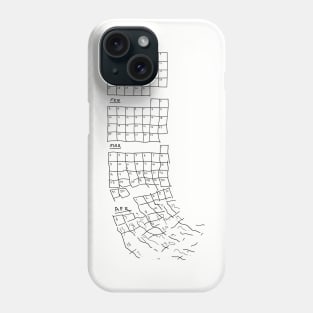 The calendar Phone Case