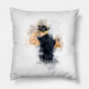 Cells at Work - Killer T Cell *watercolor* Pillow