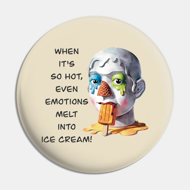 Ice cream sculpt Pin by Xatutik-Art