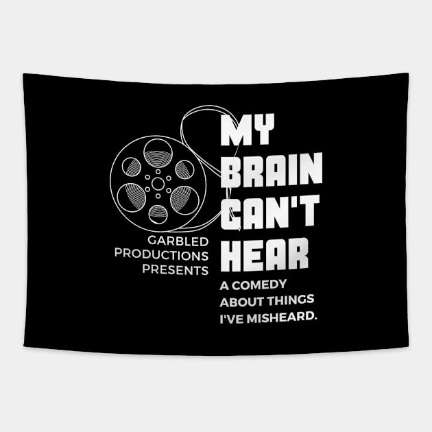 Brain Can't Hear - Auditory Processing Disorder Tapestry by Garbled Life Co.