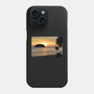 Sunset on Kata Beach, Phuket, Thailand Phone Case