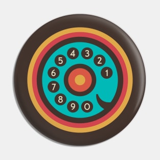 Retro Telephone Pin