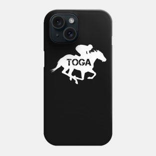 Saratoga Springs Horse Racing Phone Case