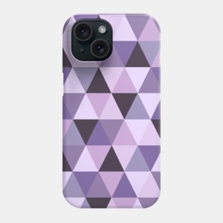 Purple Geometric Pattern Phone Case