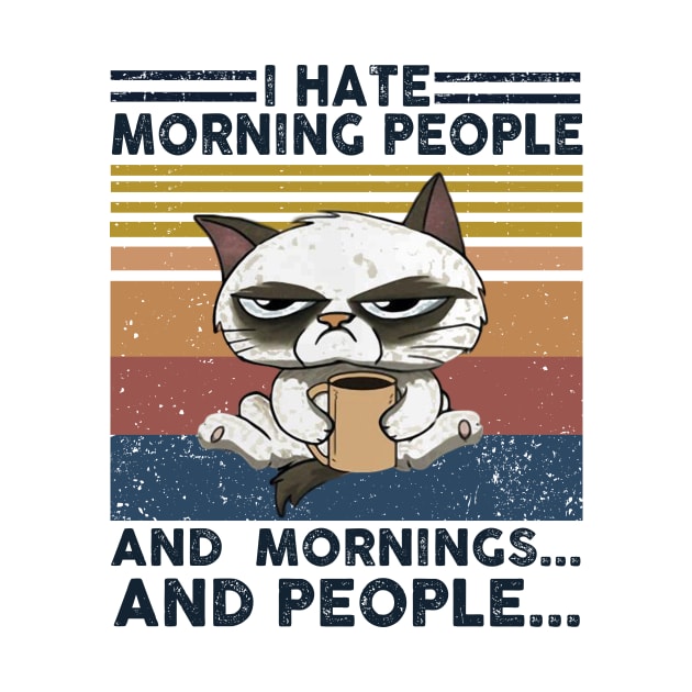 Cat I Hate Morning People by Thai Quang