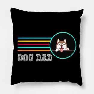 Dog Dad Design Pillow