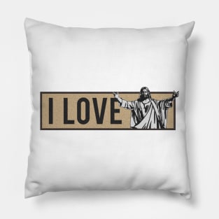 I love Jesus Pillow