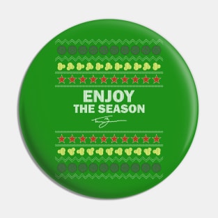 Tanner Zipchen - Enjoy the Season (Holiday Sweater) Pin