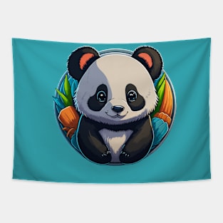 Panda Portrait Tapestry