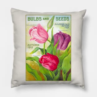 Seed Catalogue Cover (1912) Pillow