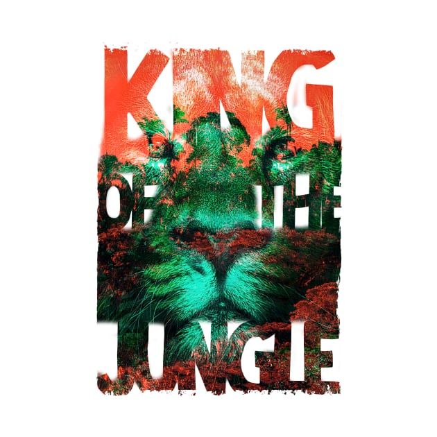 Lion In The Wild King Of The Jungle by UNDERGROUNDROOTS