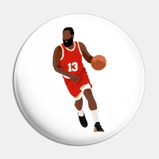 James Harden in Classic Rockets Throwback Uniform Pin