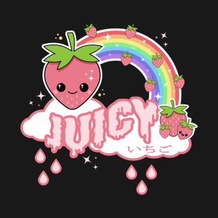 Kawaii Strawberry Rainbow T-Shirt