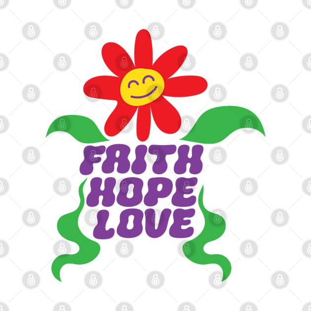 Faith Hope Love by Puding Vektor