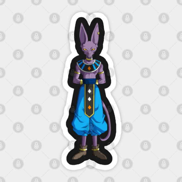 Beerus Tshirt Beerus Dragon Ball Sticker Teepublic
