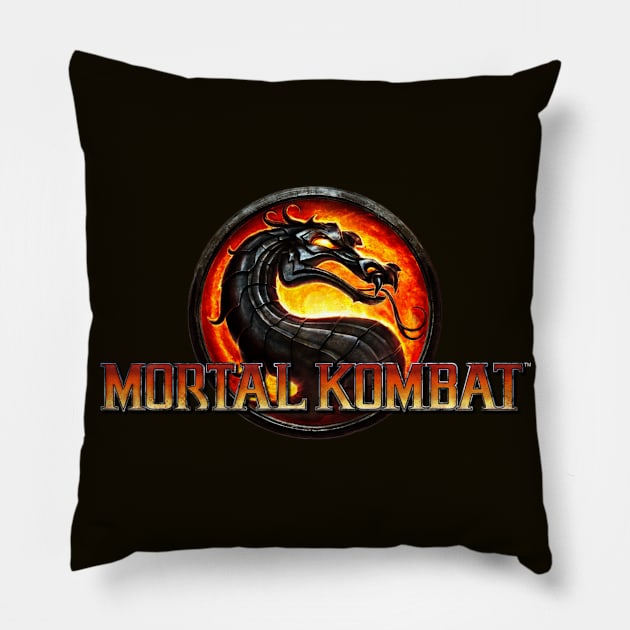 Team Mortal Kombat Pro Kompetition Pillow by Pannolinno