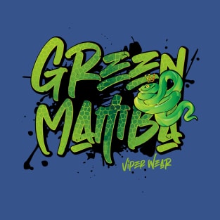 Green Mamba urban grafitti design T-Shirt
