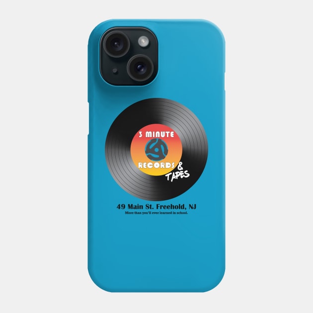 Three Minute Records and Tapes Phone Case by bintburydesigns