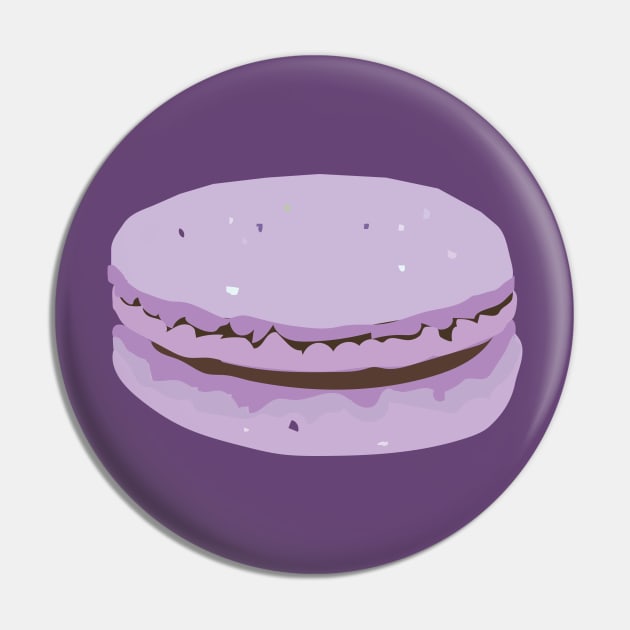 Lavender Macron Pin by SarahTheLuna