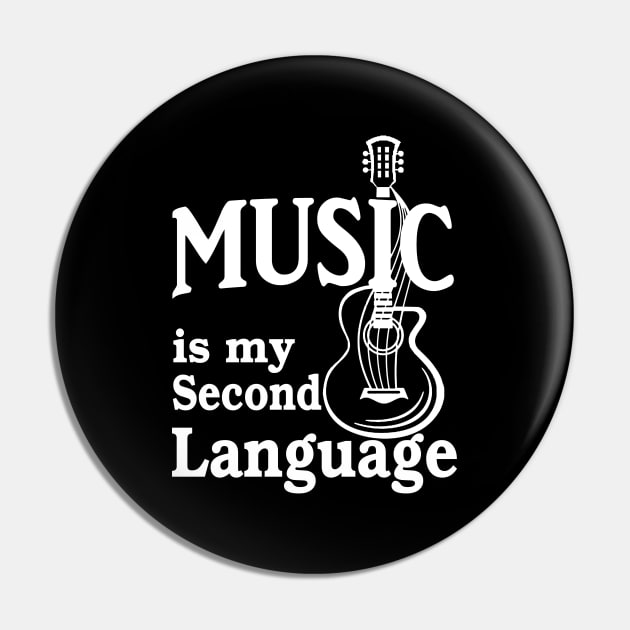 Music is my second language Pin by pickledpossums