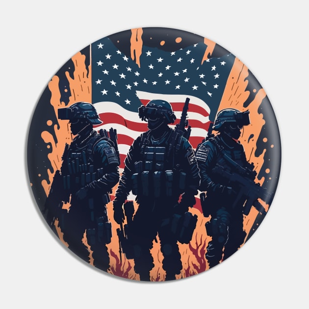 Flag Day Pin by By_Russso