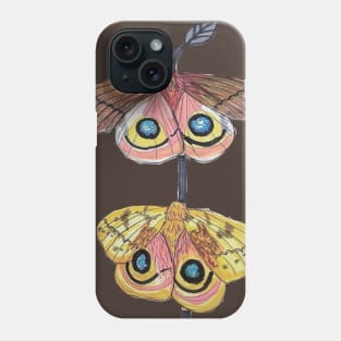 IO Moths: A Study in Dimorphism Phone Case