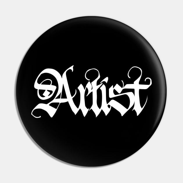 Artist Pin by Sticky Wicky Studio