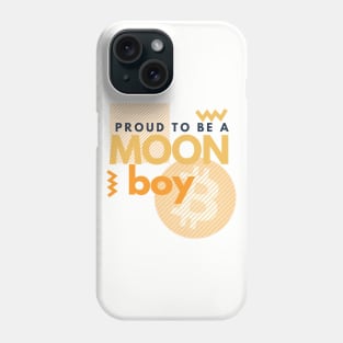 Bitcoin - proud to be a moonboy Phone Case