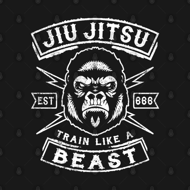 JIU JITSU - TRAIN LIKE A BEAST by ShirtFace