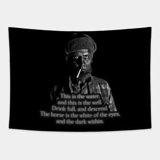 The Woodsman Poem Tapestry